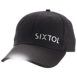   Sixtol LED siltes sapka B-CAP 25lm lámpával, újratölthető, USB, fekete