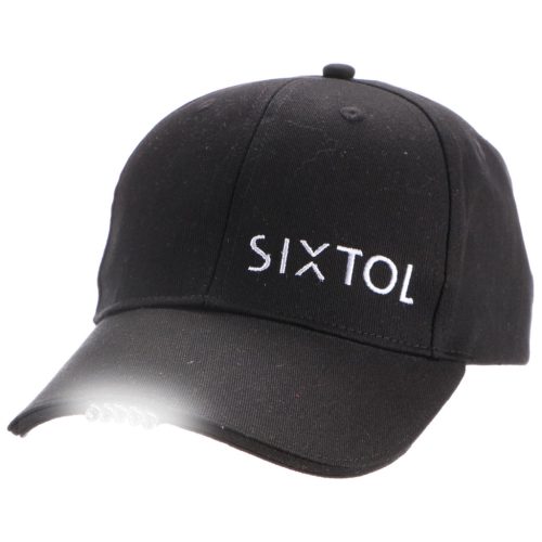 Sixtol LED siltes sapka B-CAP 25lm lámpával, újratölthető, USB, fekete