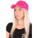Sixtol LED siltes sapka lámpával B-CAP 25lm, újratölthető, USB rózsaszín