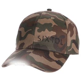   Sixtol LED sapka B-CAP 25lm fény, újratölthető, USB, zöld
