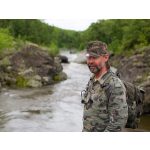 Sixtol LED siltes sapka B-CAP 25lm világítással, újratölthető, USB terepszínű