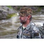 Sixtol LED siltes sapka B-CAP 25lm világítással, újratölthető, USB terepszínű