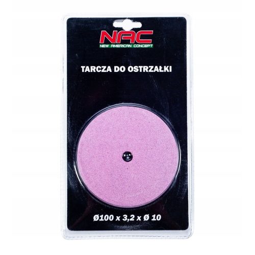 NAC láncélező csiszolótárcsa – 100 × 10 × 3,2 mm