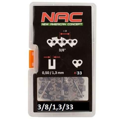 Fűrészlánc NAC 33 láncszemű-3/8"-1.3 PHCBE90-CH 91PX033E-hez