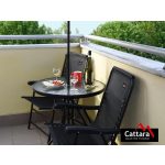 Cattara TERST kerti összecsukható szék, fekete