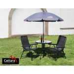 Cattara TERST kerti összecsukható szék, fekete