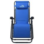 Cattara LIVORNO kempinges állítható nyugágy, kék