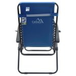 Cattara LIVORNO kempinges állítható nyugágy, kék