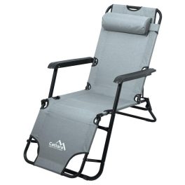   Lehátko Cattara SOFA kempingové skládací, polohovací, šedé