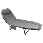 Lehátko Cattara SOFA kempingové skládací, polohovací, šedé