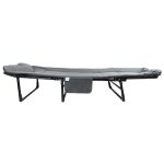 Lehátko Cattara SOFA kempingové skládací, polohovací, šedé