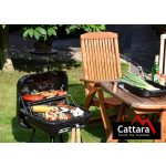 Cattara TRAPANI faszenes grill – téglalap alakú, 46 cm