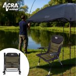 Acra Outdoor Comfort szék állítható üléskeménységgel