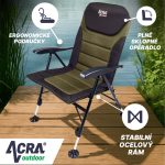Acra Outdoor Comfort szék állítható üléskeménységgel