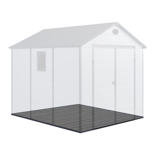 WPC padlóburkolat a G21 PAH 670, Boston 670 kerti tárolóhoz, Eben