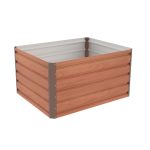 G21 Daisy magaságyás 100 x 80 x 52 cm, fémlemez, barna