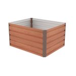 G21 Daisy magaságyás 100 x 80 x 52 cm, fémlemez, barna