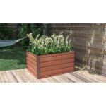 G21 Daisy magaságyás 100 x 80 x 52 cm, fémlemez, barna