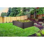 G21 Crop magaságyás 183 x 183 x 54, WPC, Ében