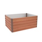 G21 Daisy magaságyás 120 x 90 x 52 cm, fémlemez, barna