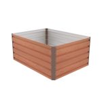 G21 Daisy magaságyás 120 x 90 x 52 cm, fémlemez, barna