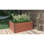 G21 Daisy magaságyás 120 x 90 x 52 cm, fémlemez, barna