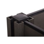 Magaságyás G21 Crop 183 x 143 x 80, WPC, ébenfa