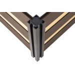 G21 Crop Duo magaságyás 143 x 68 x 57, WPC, Cumaru