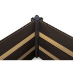 G21 Crop Duo magaságyás 143 x 68 x 57, WPC, Cumaru