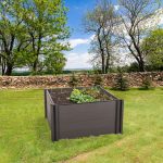 G21 Crop magaságyás 106 x 106 x 54, WPC, Ében