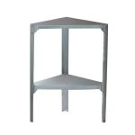 G21 Sarok fémpolc  42x42 cm , kerti házakba és üvegházakba