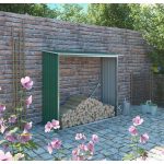 Tüzifa tároló G21 WOH 136 - 182 x 75 cm, zöld