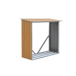 Tüzifa tároló G21 WOH 136 - 182 x 75 cm, barna