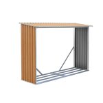 Tüzifa tároló G21 WOH 181 - 242 x 75 cm, barna