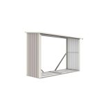 G21 WOH 335 tüzifa tároló - 242 x 89 cm, szürke