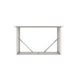 G21 WOH 335 tüzifa tároló - 242 x 89 cm, szürke