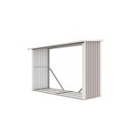 G21 WOH 335 tüzifa tároló - 242 x 89 cm, szürke