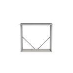 G21 WOH 136 - 182 x 75 cm tüzifa tároló, antracit