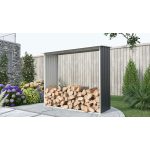 G21 WOH 136 - 182 x 75 cm tüzifa tároló, antracit