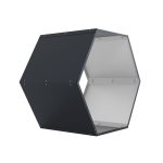 Tüzifatároló G21 HEX 53 - 92 x 60 cm, antracit