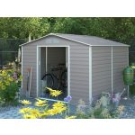 G21 GAH 706 - 277 x 255 cm-es kerti fém ház, szürke - sérült csomagolás