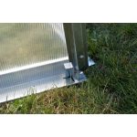 G21 GZ 48 üvegház - 251 x 191 cm, horganyzott