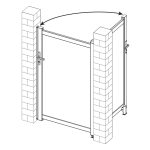 Kapu G21 Reno 100x176 cm balos, antracit