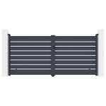 Kapu G21 Reno 350x158 cm kétszárnyú, antracit színű