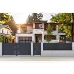 Kapu G21 Marion 350x158 cm kétszárnyú, antracit színű