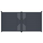 G21 Marion 350x173 cm kétszárnyú kapu, antracit