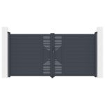 G21 Marion 350x173 cm kétszárnyú kapu, antracit