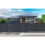 G21 Marion 350x173 cm kétszárnyú kapu, antracit