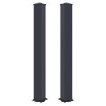 G21 oszlop kapuhoz 15x171 cm, lábazattal, antracit, 2 db