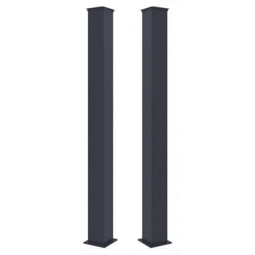 G21 oszlop kapuhoz 15x190 cm, talppal, antracit, 2 db